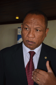 Christian Ntsay, représentant résident du BIT à Madagascar, lors de l’inauguration de cet atelier au Carlton, hier.
