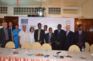 Les responsables au sein de la MJS, de la CONFEJES et de la CJSOI. (Photo Kelly).