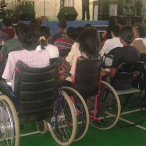 Les données officielles (2003) montrent que 7,3% de la population malgache sont des personnes handicapées.