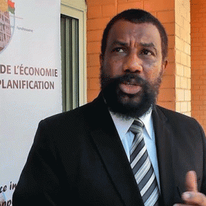 Gal Herilanto Raveloharison, ministre de l'Economie et du Plan. 