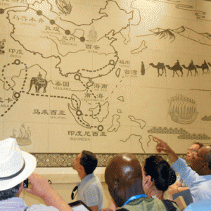 La Route de la soie traverse plusieurs pays