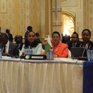 La délégation malgache au Conseil des Ministres de la SADC.