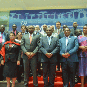 Le conseil des ministres des Affaires Etrangères du COMESA en pleine réunion, avant-hier, au CCI Ivato. (photo Kelly)