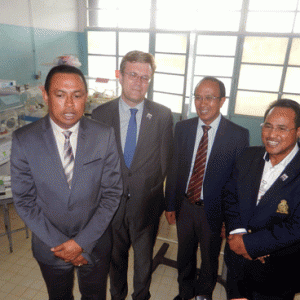 Le sourire était aux lèvres aussi bien pour les donateurs que les receveurs.