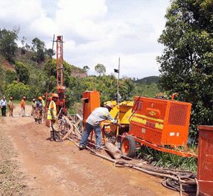 Sur terrain, le début des travaux est effectif.