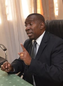 Le ministre Mahafaly Olivier.