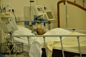 Lanto Rakotomanga a été admise à l’hôpital hier matin. (Photo : Yvon Ram)